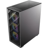 Boîtier tour midi Antec ax85 argb (noir | 2x usb-a | verre trempé)
