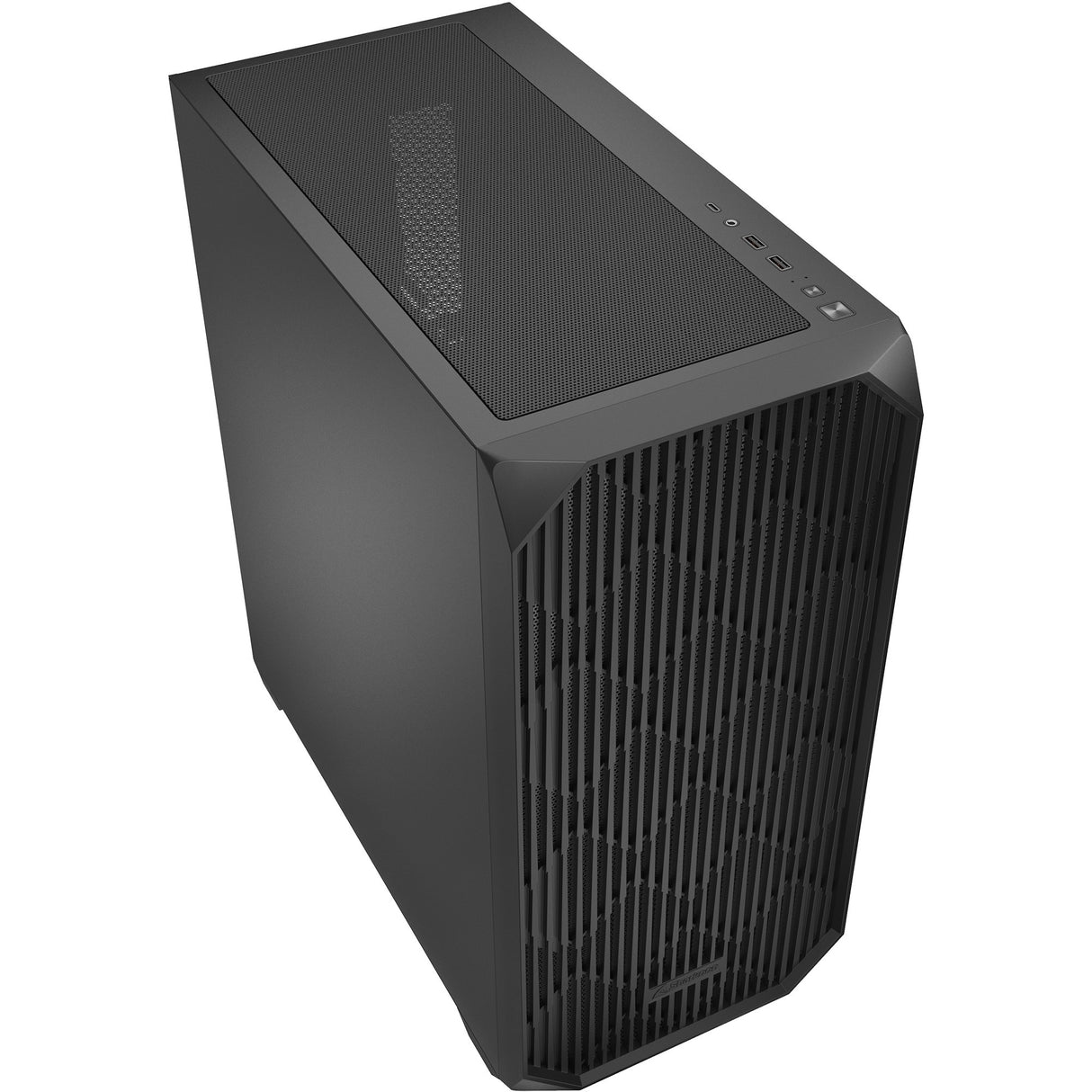 Boîtier tour midi Sharkoon ak3 (noir | 2x USB-A | 1x USB-C)