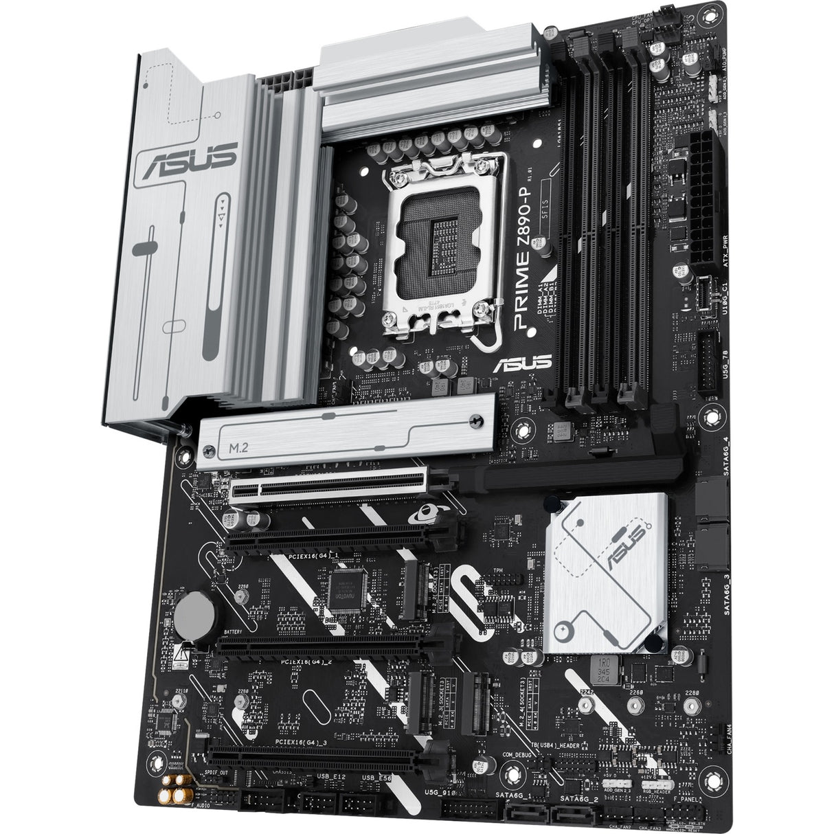 Carte mère Asus Prime Z890-P Socket 1851 (RAID, 2,5 Go-LAN, son, ATX)