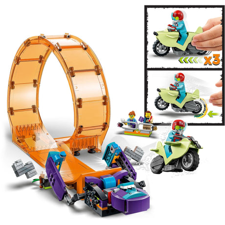 Lego city - jouet de construction en boucle de chimpanzé (60338)