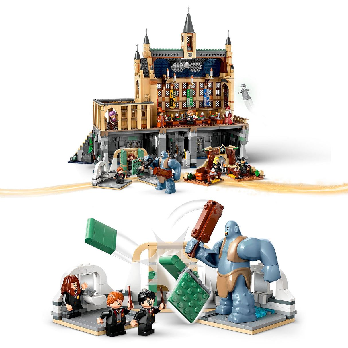 Lego 76435 Harry Potter Château de Poudlard la grande salle