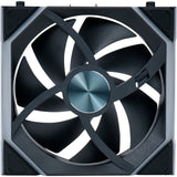 Lian Li Uni Fan SL120 Ventilateur de boîtier RVB à lame inversée sans fil (Noir, 120 x 124,5 x 28 mm, PWM)