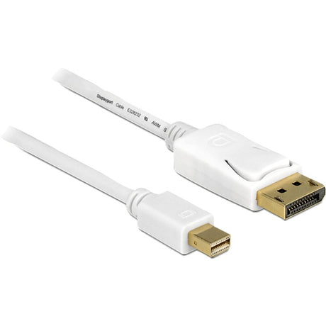 Delock mini displayport > adaptateur displayport (blanc, 3 mètres)