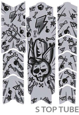Film de protection de cadre anti-rayures Unleazed - Serfaus Fiss Ladis noir mat