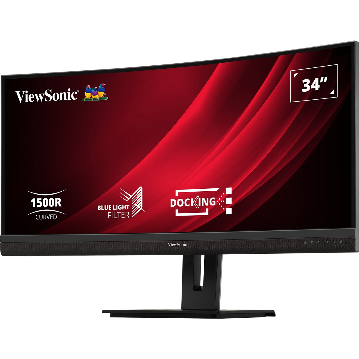 Viewsonic UwQHD Moniteur d'accueil incurvé VG3456C 34 Ultrawide (noir (mat), 2x HDMI, 1x Display Port, USB-A, USB-B, USB-C, LAN, Audio)
