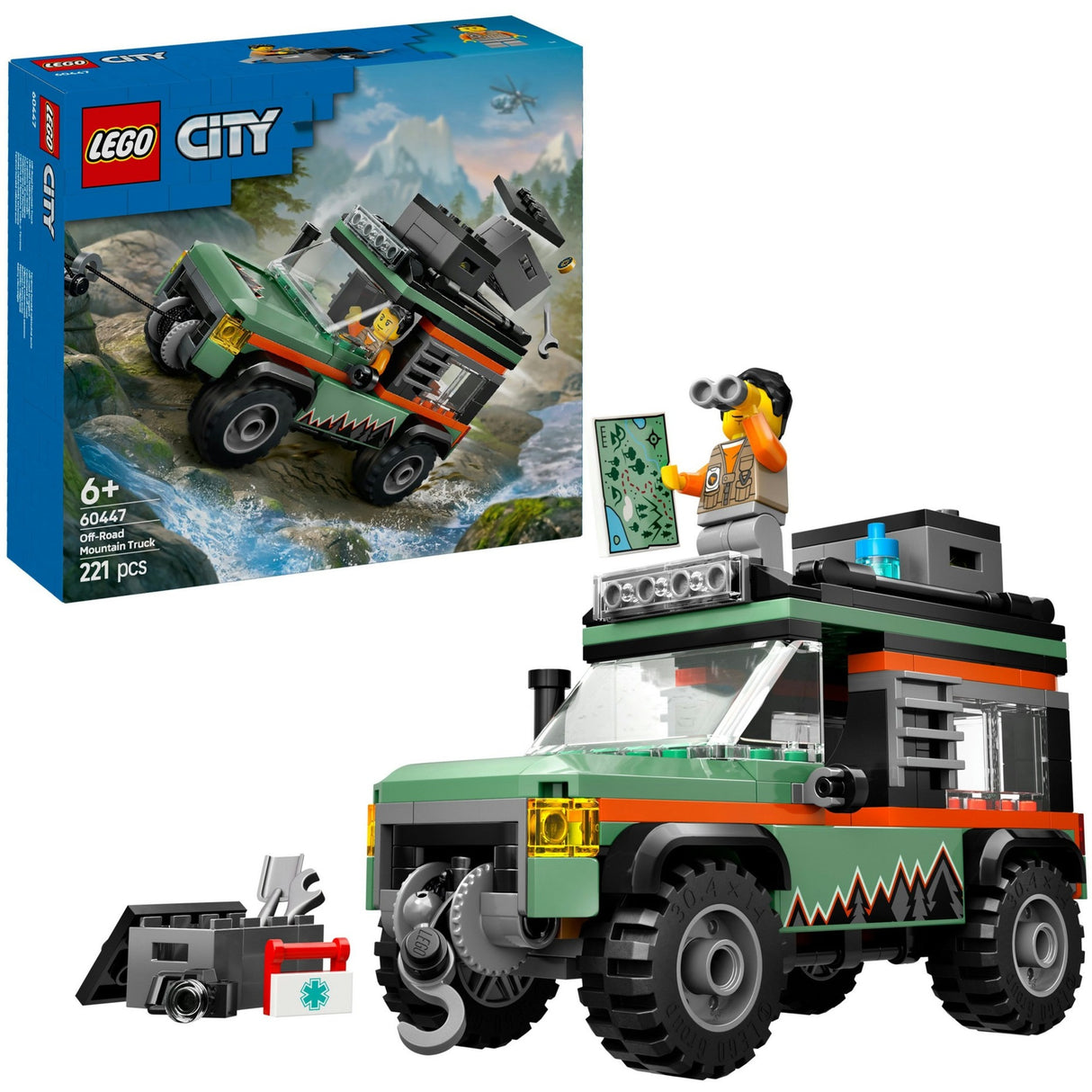 Lego city 60447 Véhicule tout terrain 4x4 pour la montagne