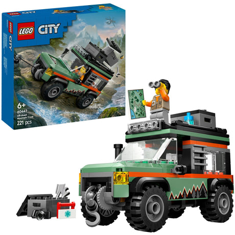Lego city 60447 Véhicule tout terrain 4x4 pour la montagne