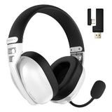 Hator hyperpunk 3 wireless over-ear gaming headset (wit, 2.4ghz bluetooth 5.4 usb-c)