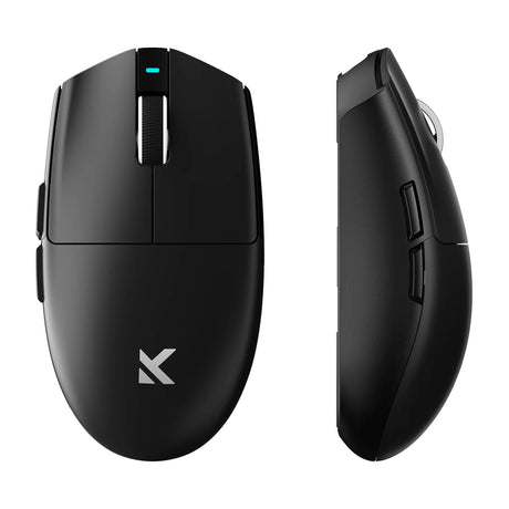 Souris de jeu sans fil Mchose g3 v2 (noire, jusqu'à 12 000 dpi, Bluetooth USB-C 2,4 GHz)