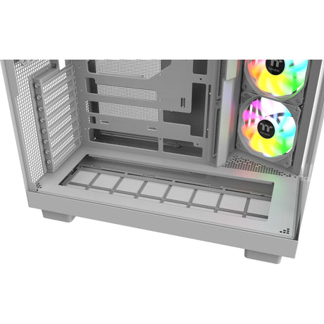 Boîtier tour MIDI Thermaltake View 380 XL WS ARGB (couleur bois blanc | 2x USB-A | 1x USB-C | RVB | verre trempé)