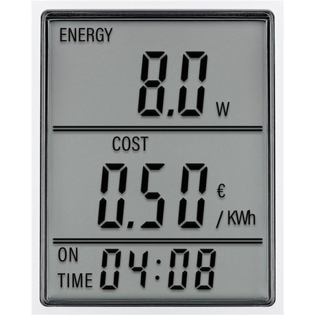 Goobay Appareil de mesure numérique du coût de l'énergie (blanc)