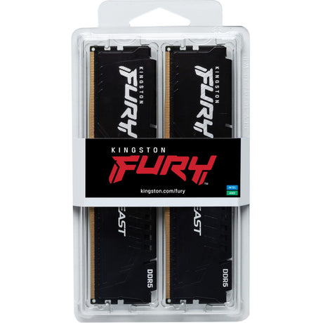 Kingston fury bête 16 go ddr5-5600 (2x 8 go) RAM (noir, kf556c36bbek2-16, expo)