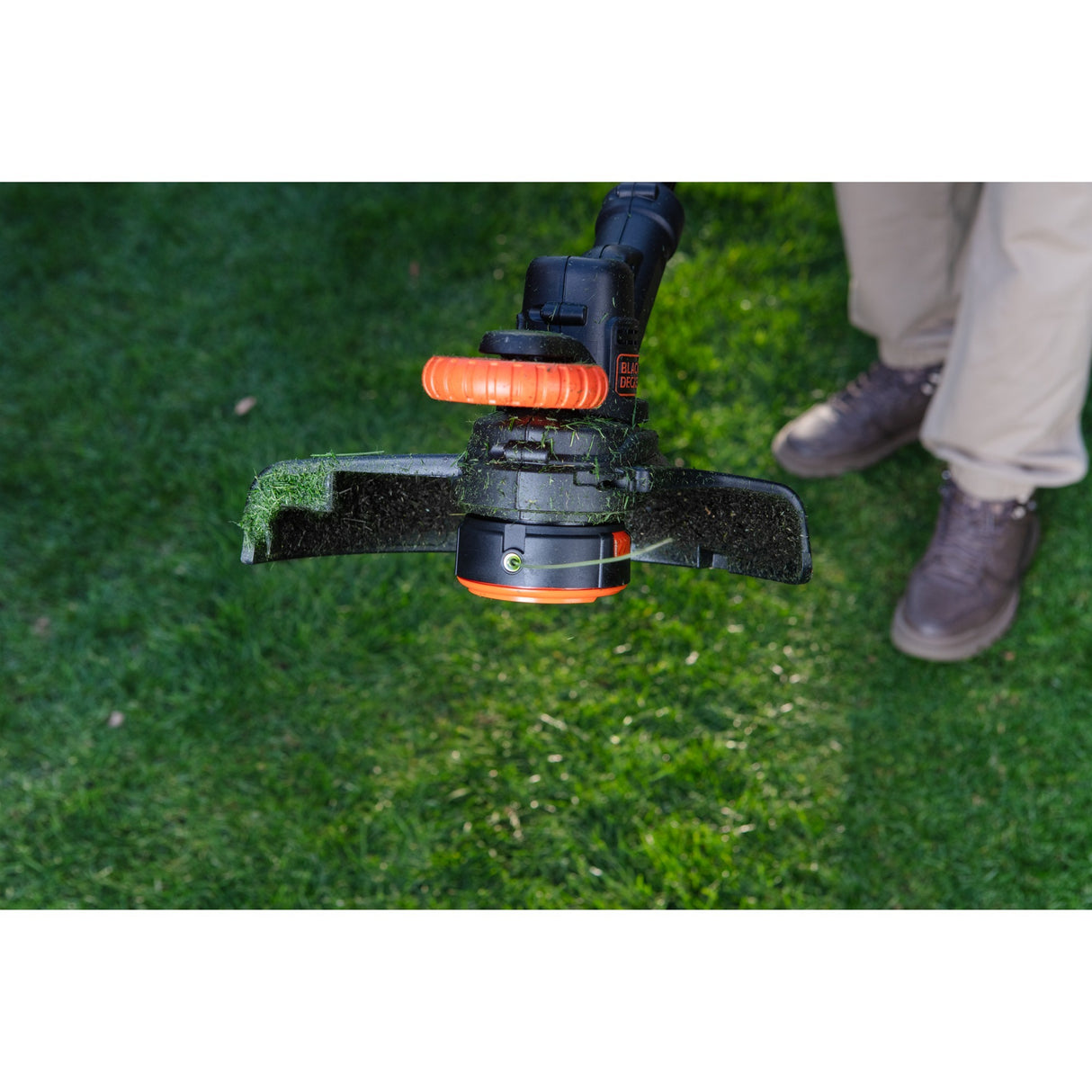 Coupe-herbe Black+decker 18v afs sans batterie (noir orange, 28 cm, batterie et chargeur non inclus)