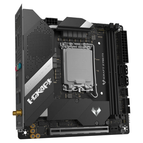 Carte mère Maxsun MS-Icraft Z790 ITX WiFi Socket 1700 (noir, RAID, 2,5 Go-LAN, WLAN, BT, son, Mini-ITX)
