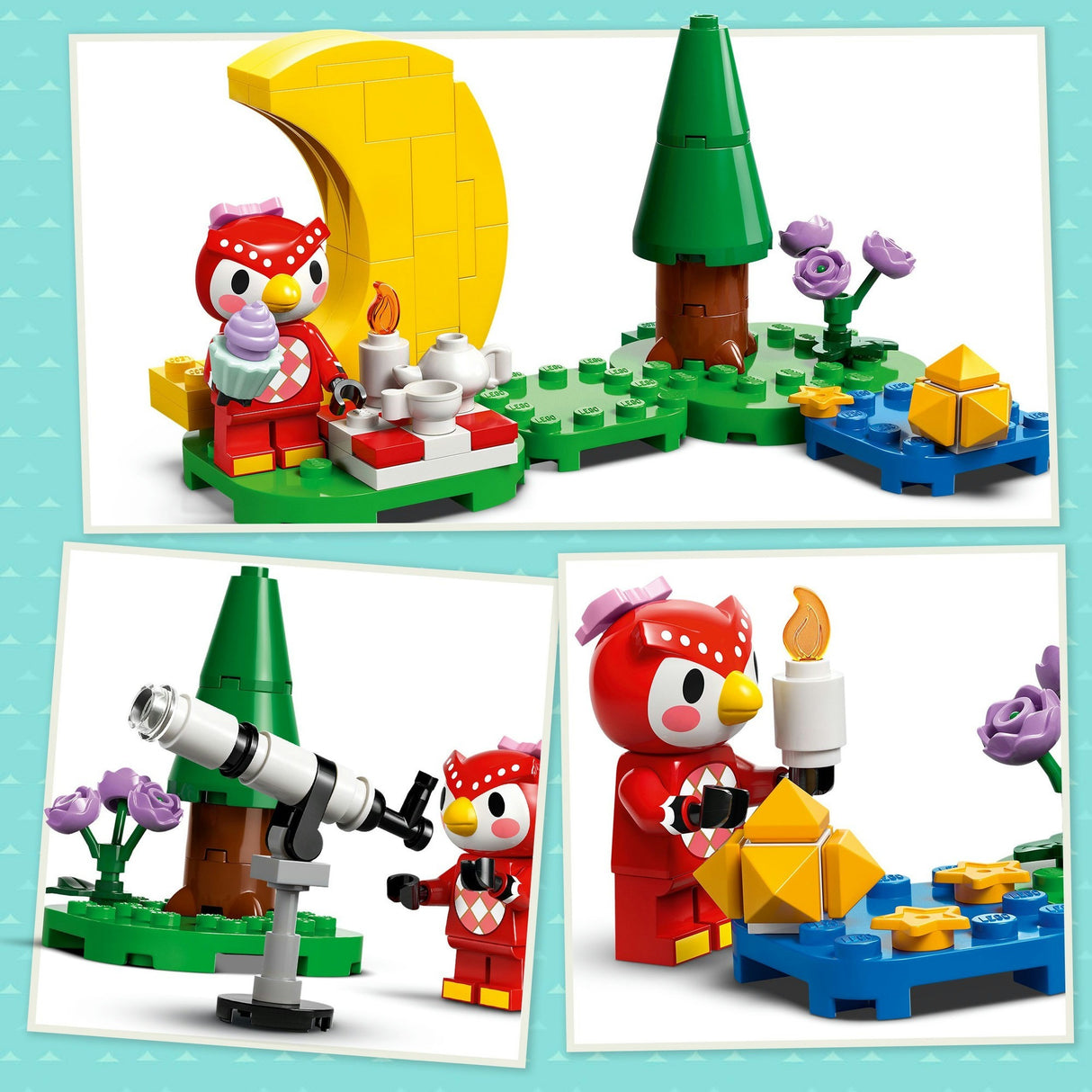 Lego animal traversant 77053 observant les étoiles avec céleste