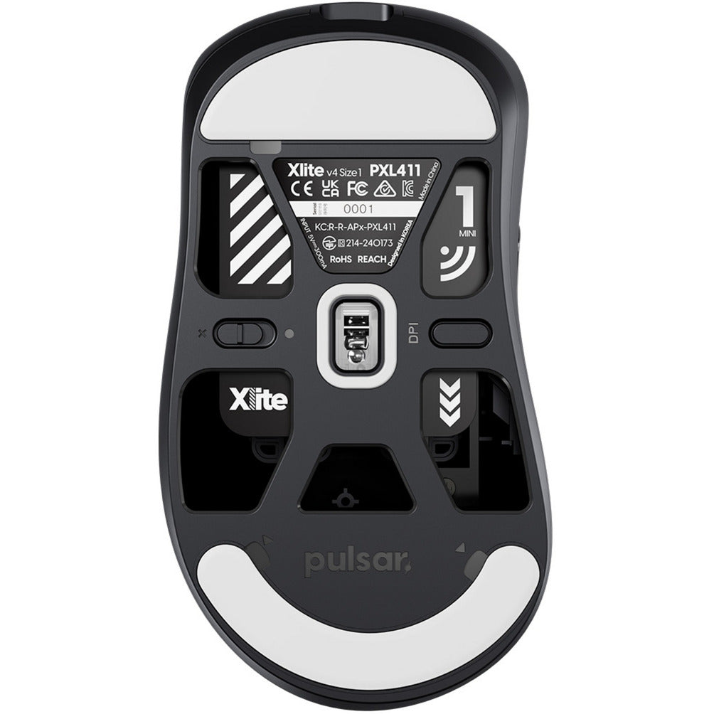 Pulsar xlite v4 mini souris de jeu sans fil (noir, 32 000 dpi)