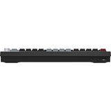 Clavier mécanique Montech mkey pro dark rgb (noir, disposition américaine (qwerty), gateron g pro marron, 75 %, remplaçable à chaud, rgb, double-shot pbt, usb-c | 2,4 ghz | bluetooth 5.2)