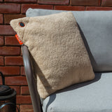 Coussin chauffant sans fil Cosy una Woolly 45 x 45 cm (beige clair, power bank 5000 mah)