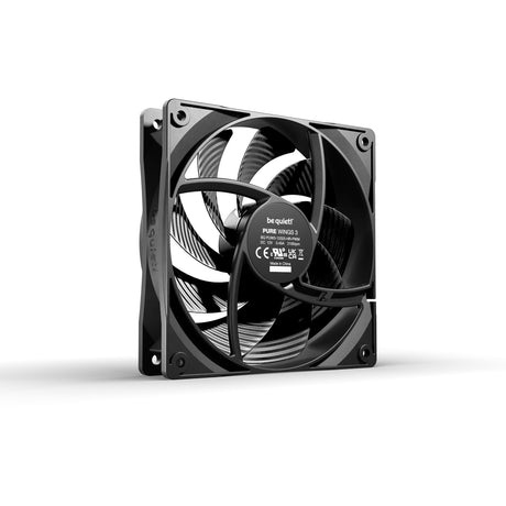 Soyez silencieux! Ventilateur de boîtier haute vitesse Pure Wings 3 PWM (noir, 120 x 120 x 25 mm)