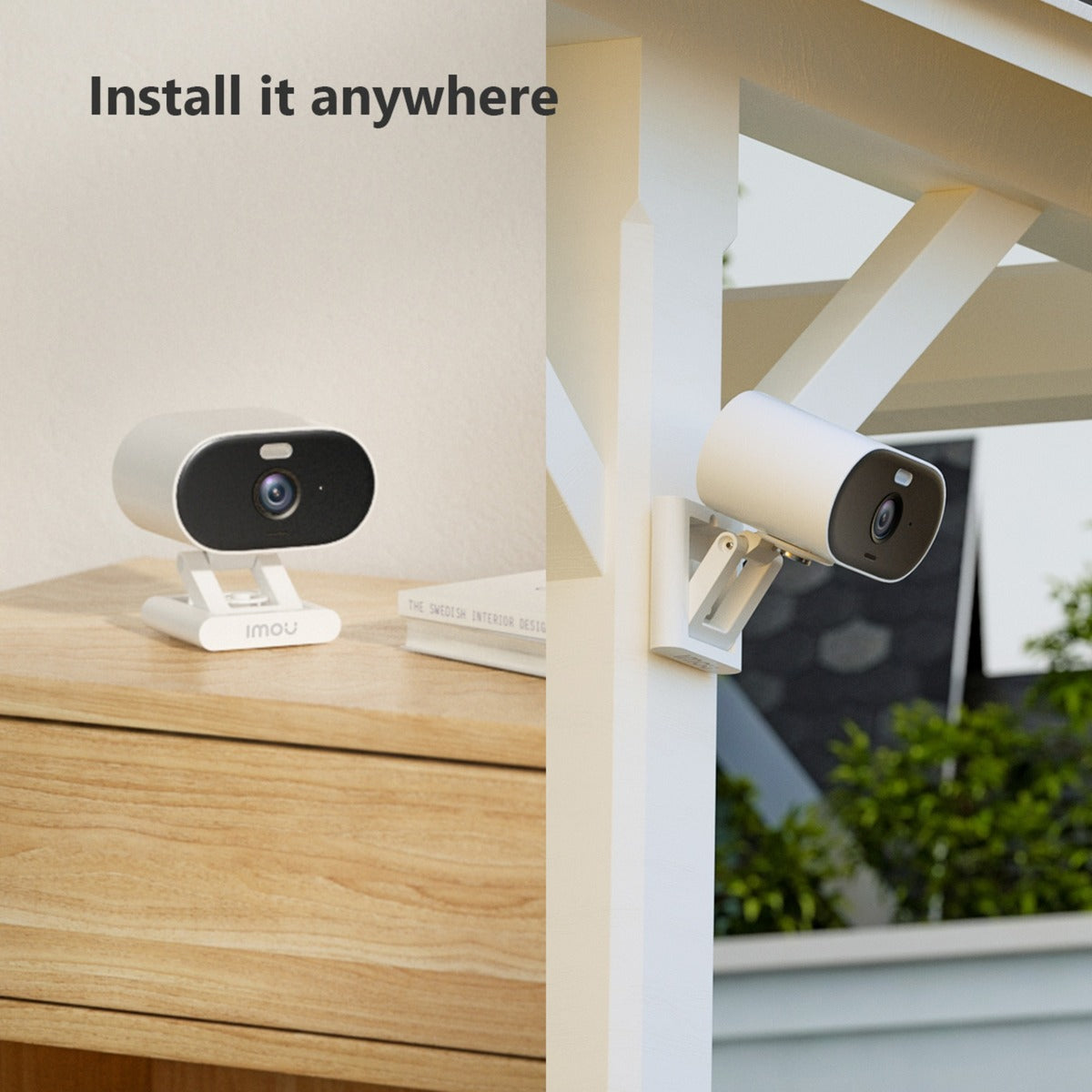 Caméra de sécurité Imou versa (vison nocturne couleur intelligent | ip65 résistant aux intempéries | sirène 110db)