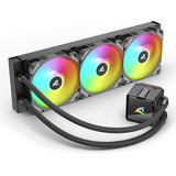 Refroidissement par eau Sharkoon s60 argb (noir, pwm 4 broches)