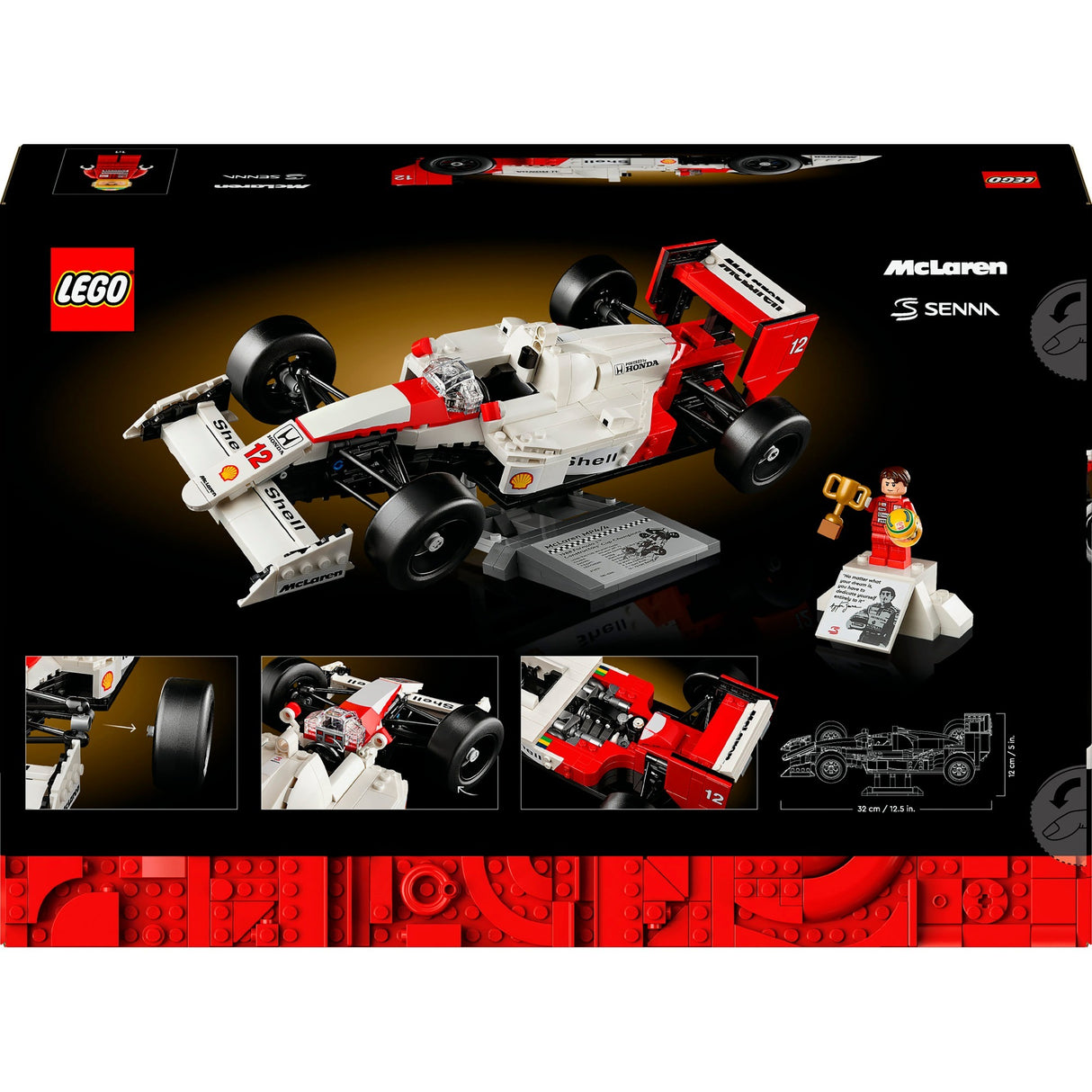 Icônes LEGO 10330 McLaren MP4 4 et Ayrton Senna