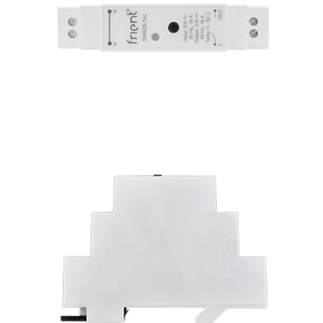 Frient smart din relay relais (lichtgrijs, zigbee)