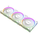 Asus prime mr120 argb reverse fan - triple pack ventilateurs de boîtier (blanc, 3 pièces, 120 x 120 x 28 mm, 3 pièces)