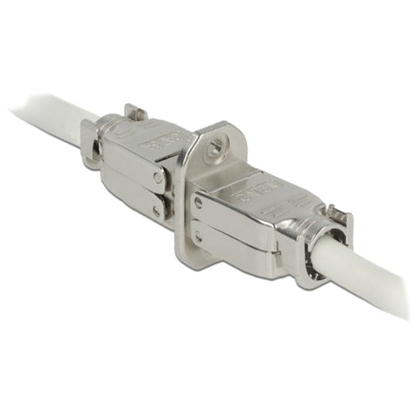 Delock couplage pour câble réseau cat.6a stp (argent)
