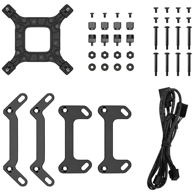 Refroidissement par eau Deepcool LT240 (noir, connecteur de ventilateur PWM 4 broches)