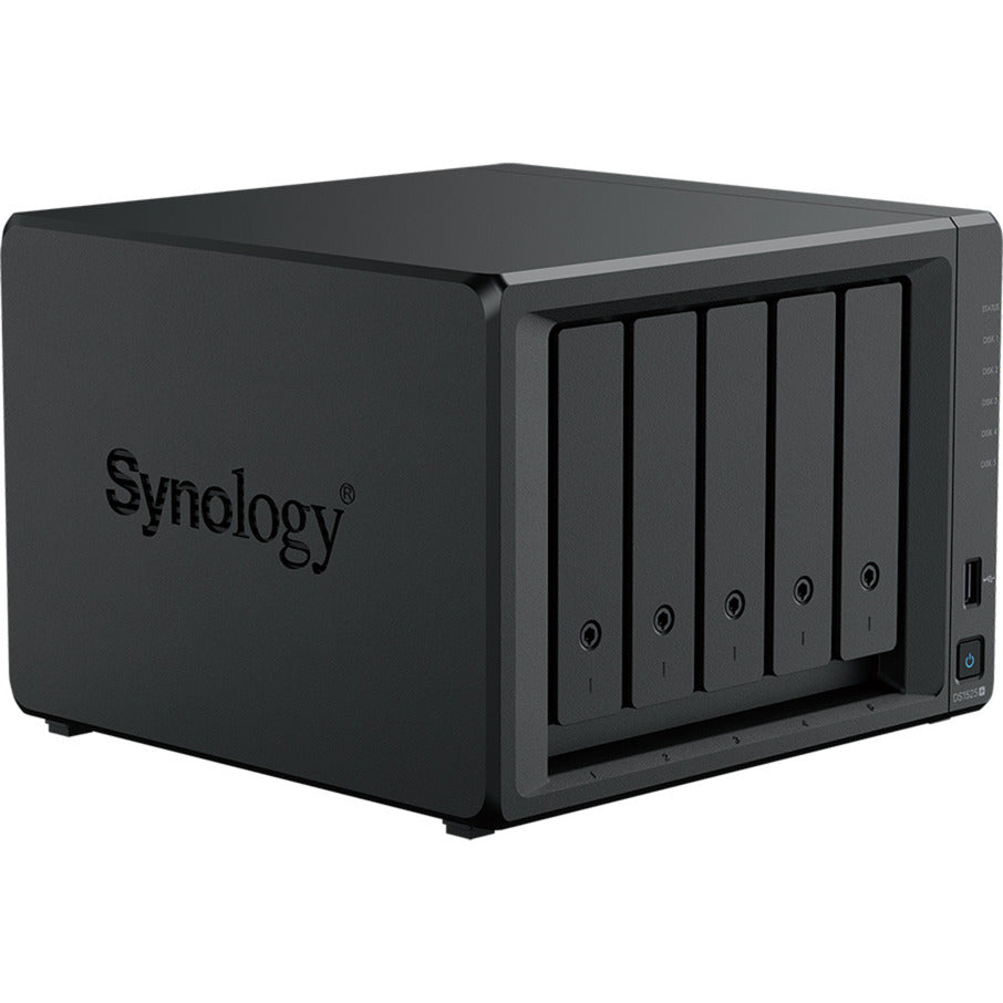 Synology diskstation ds1525+ nas (noir, 2x LAN, USB)
