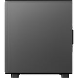 Boîtier tour midi Xyz pc gear atom (noir | 2x USB-A | 1x USB-C | verre trempé)