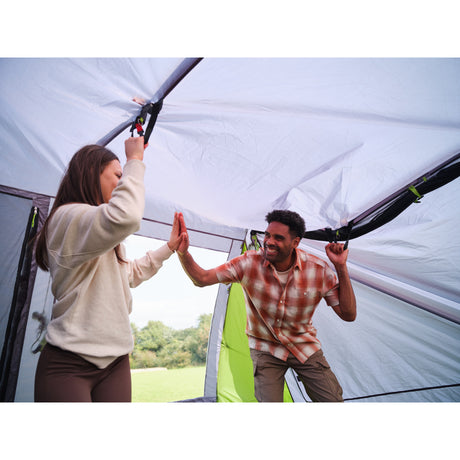 Tente occultante Coleman Fastpitch Victoria Falls 4 – Tente 4 personnes - Montage rapide grâce à Fastpitch – Technologie de chambre occultante - Vert