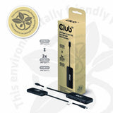 Hub de données Club 3D USB-C 4 ports 10G avec hub USB PD3.0 (noir)