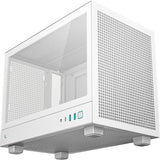 Boîtier mini tour Deepcool ch160 (blanc | 2x USB-A | 1x USB-C | verre trempé)