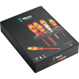Wera 160 i 165 i 7 jeu de tournevis kraftform plus série 100 + testeur de tension + support, 7 pièces - 1 pièce(s) - 05006148001