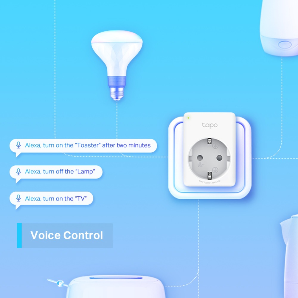 TP-Link Tapo P100 Mini WiFi StopContact (4 pack)