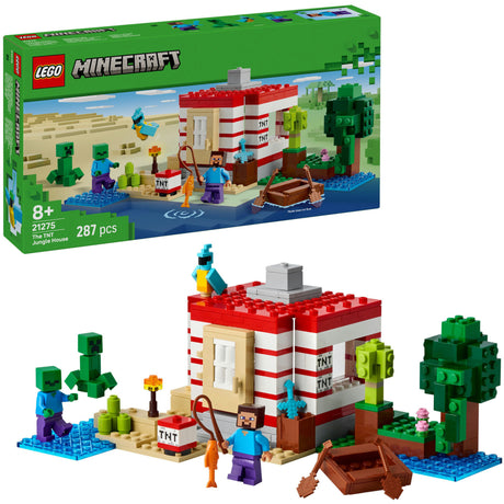 Lego ® Minecraft® La maison de la jungle TNT, ensemble de jeu vidéo - 21275