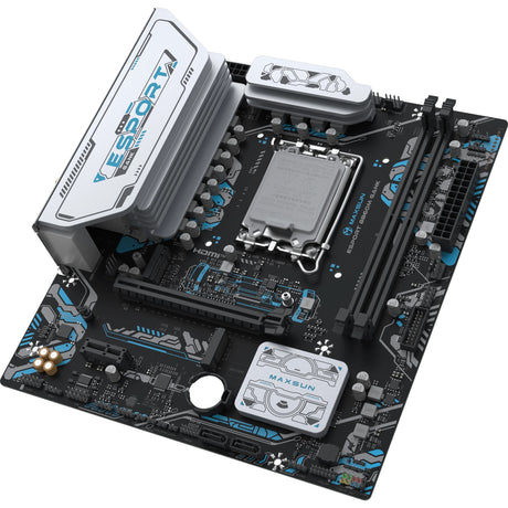 Maxsun ms-esport b860m gank wifi socket 1851 moederbord (zwart, raid, gb-lan, wlan, bt, sound, µatx)