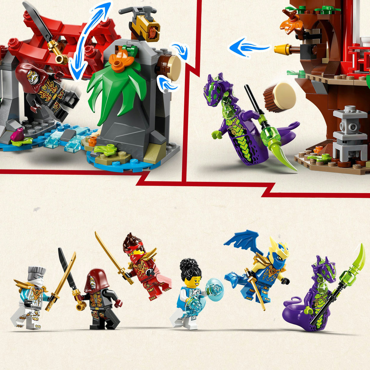 Lego ninjago 71857 véhicules ninja à la cabane dans les arbres