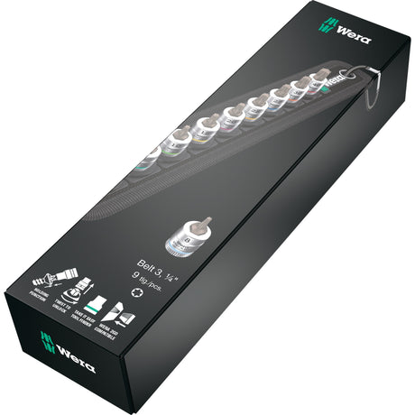 Waa Riem Bit DOPS Set Torx 1 4 Drive | 9 pièces