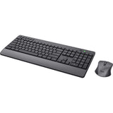 Trust trezo confort ensemble clavier et souris sans fil ensemble de bureau (noir, disposition américaine (qwerty), 100%)
