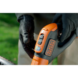 Coupe-herbe Black+decker 18v avec 2 lames et coupe-herbe à batterie (noir orange, 25 cm, batterie incluse)