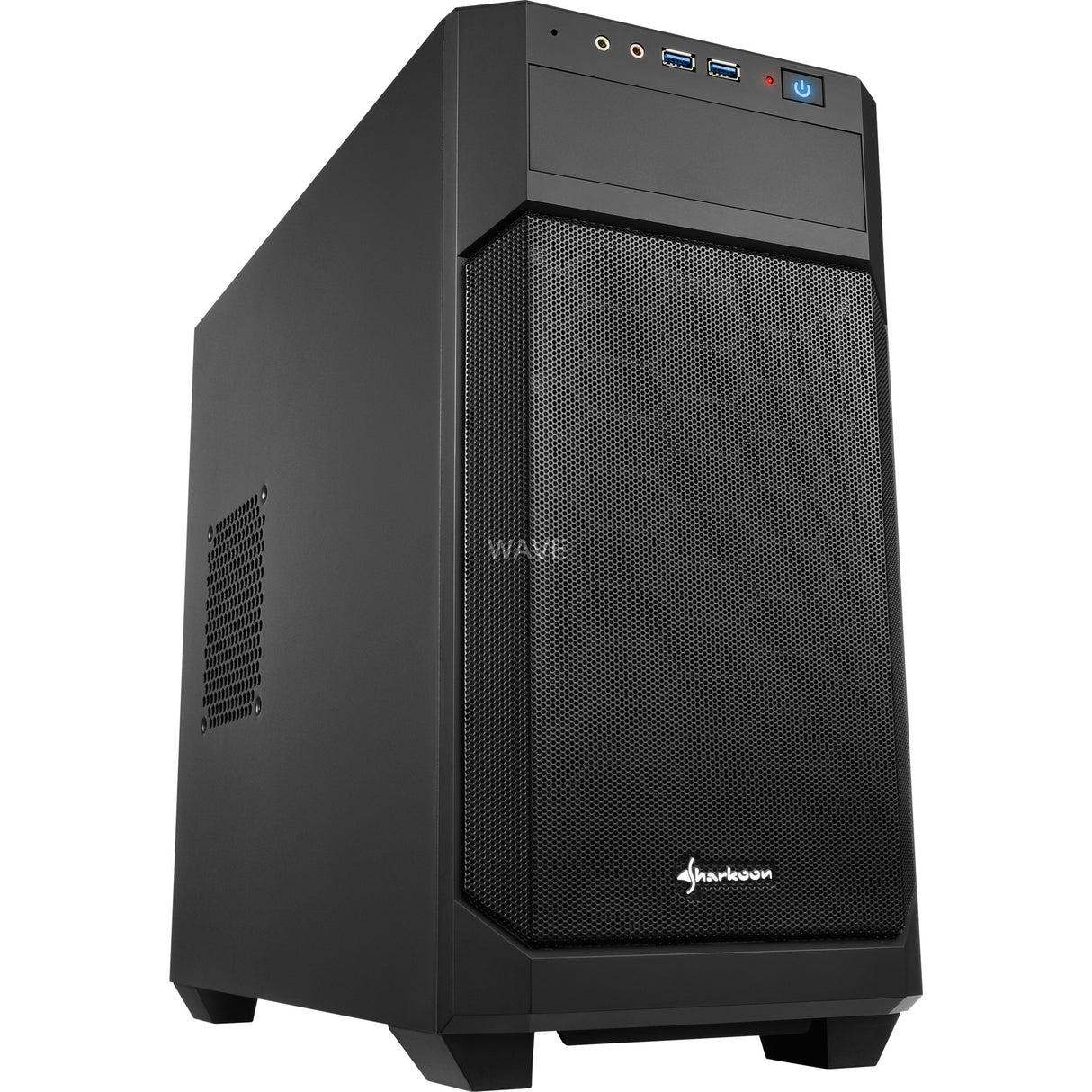Boîtier tour midi Sharkoon v1000 (noir | 2x USB-A)