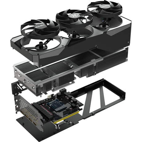 Carte graphique Inno3d Geforce RTX 5080 Ichill X3 (dlss 4, 3x port d'affichage, 1x HDMI 2.1)