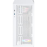 Boîtier tour midi Montech x5 (blanc | 2x USB-A | 1x USB-C | verre trempé)