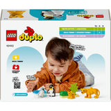 Lego duplo 10442 familles d'animaux sauvages pingouins et lions