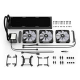Refroidissement par eau Sharkoon s100 argb (noir, connecteur de ventilateur PWM à 4 broches)