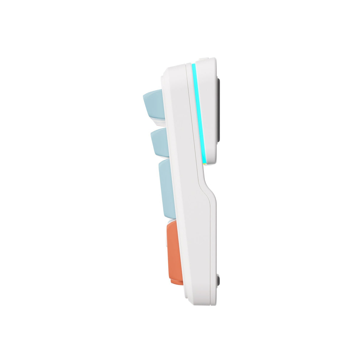 Mchose K99 Horizon Orange Hyacinth Clavier mécanique RVB sans fil avec joint d'étanchéité (blanc, disposition américaine (Qwerty), KTT Hyacinth, RVB, Hot Swap, Double-Shot PBT, sans fil | Bluetooth | USB-C)