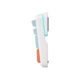 Mchose K99 Horizon Orange Hyacinth Clavier mécanique RVB sans fil avec joint d'étanchéité (blanc, disposition américaine (Qwerty), KTT Hyacinth, RVB, Hot Swap, Double-Shot PBT, sans fil | Bluetooth | USB-C)
